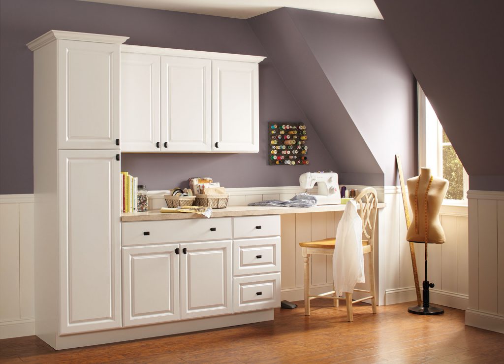 Hampton Bay Hampton White Sewing Room